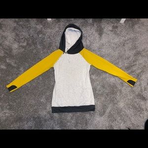 double hooded sweatshirt